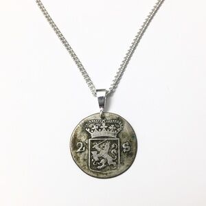 1789 Authentic Sterling Silver Coin Necklace